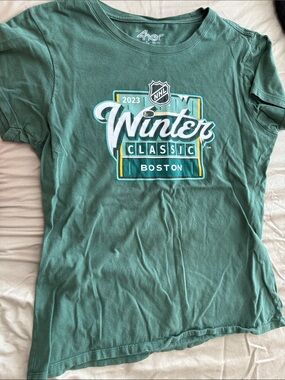 4her womens NHL Winter Classic Boston T-Shirt — Green